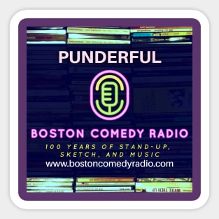 Boston Comedy Radio - Punderful! Sticker